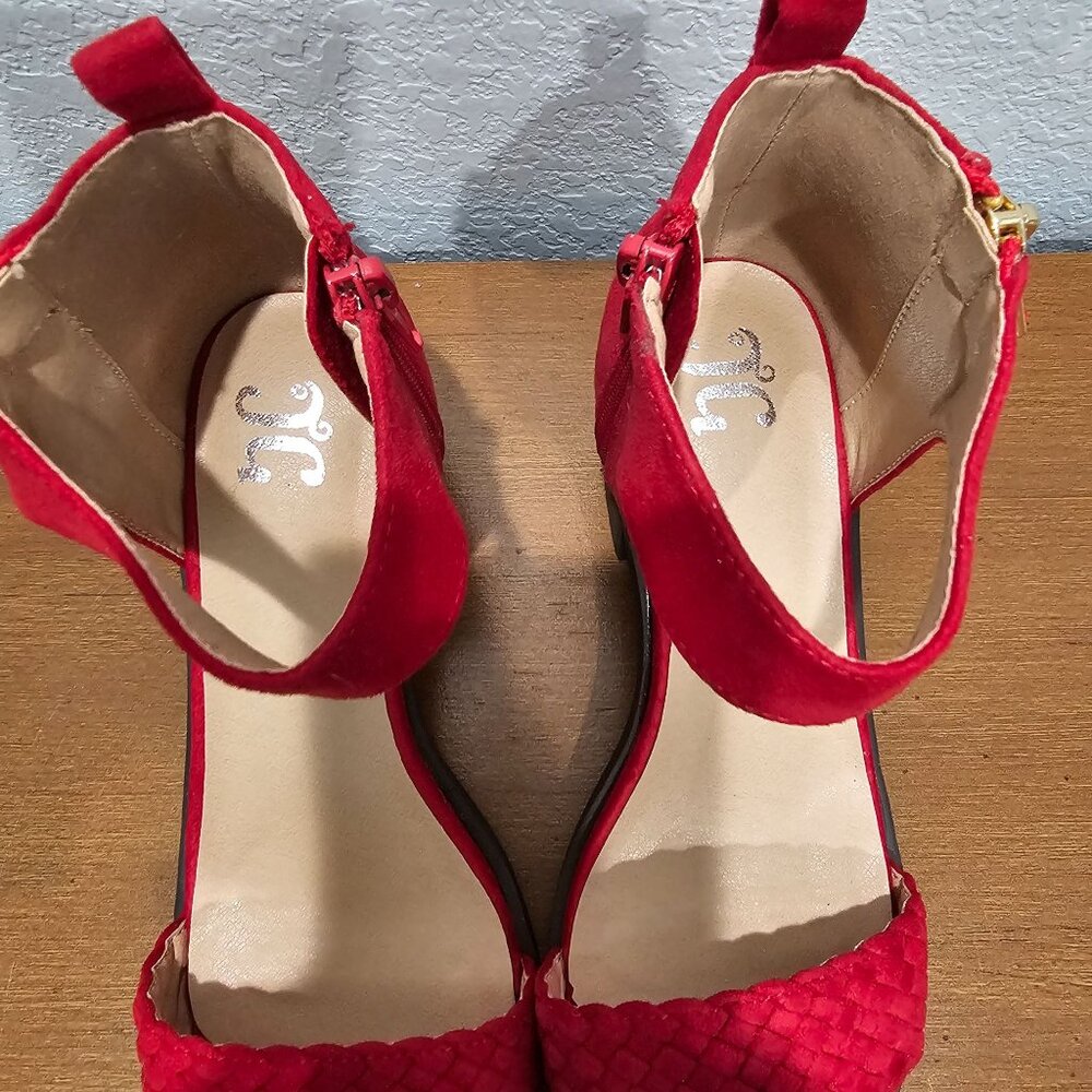 Journee Collection Hunter High Heel Sandals Woman's Shoes Size 6‎ - Picture 2 of 8